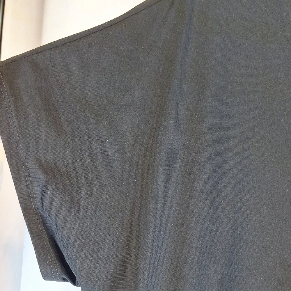 Chaus Black Dolman Sleeve Tie Front Blouse - Picture 5 of 6
